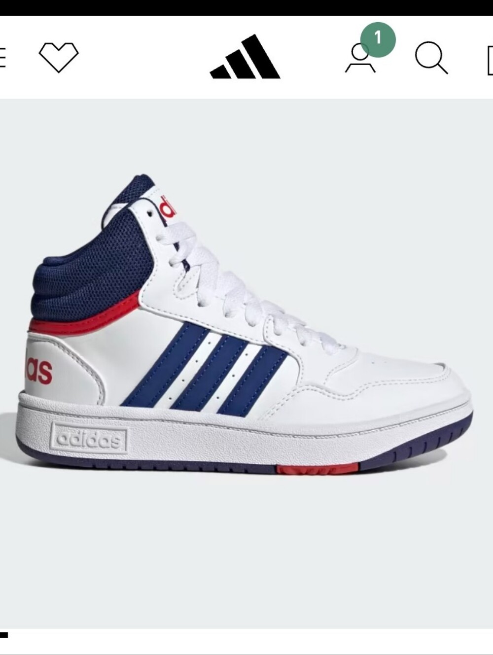 Adidas Hoops 3.0 MID K GZ9647 Size US 5 1/2 Unisex